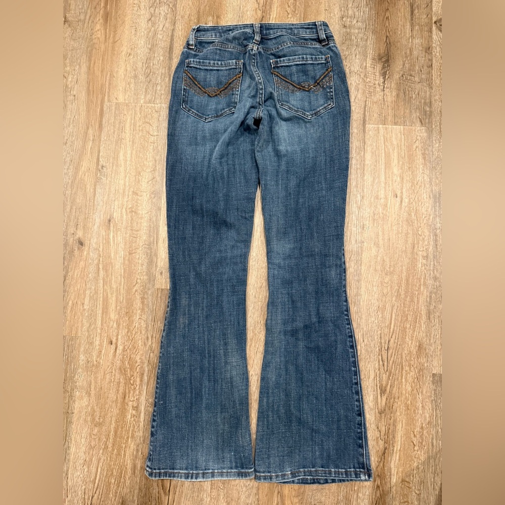 2 pairs of Idyllwind Flare Jeans in Classic Blue